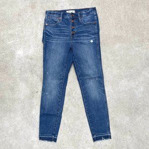 Women's Madewell 10" High-Rise skinny jeans. Size 27